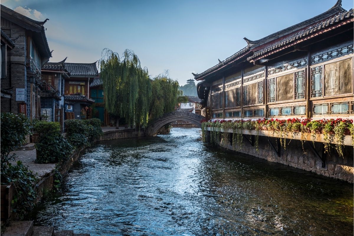 麗江古城小橋流水