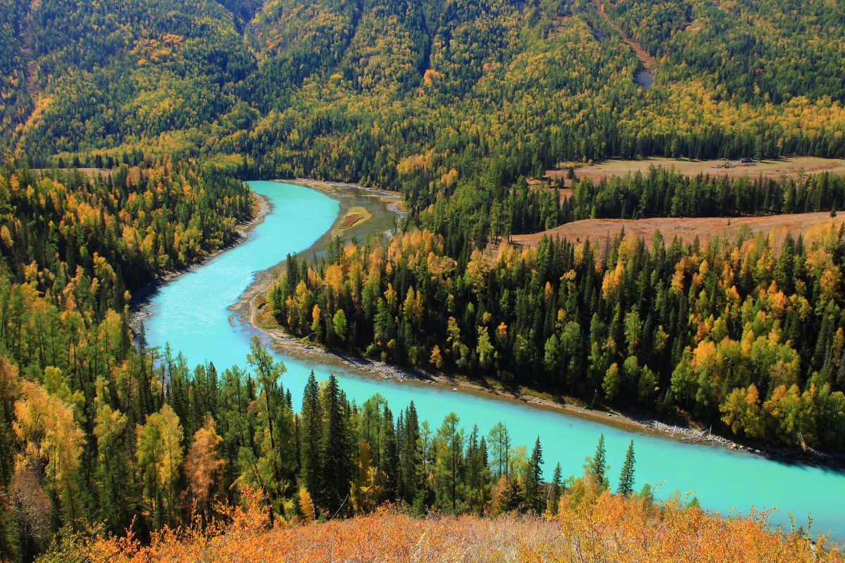 喀納斯湖全景